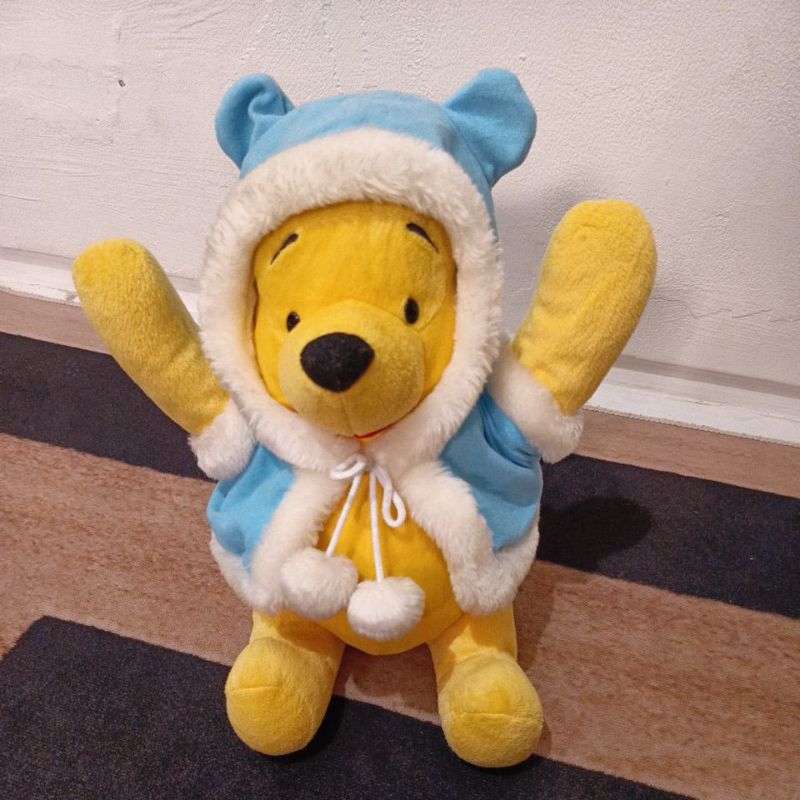 Boneka Winnie the pooh Kostum Hoodie Ori Disney