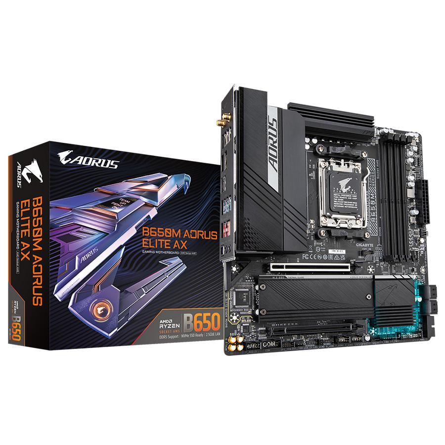 Motherboard Gigabyte B650M AORUS ELITE AX (AM5, AMD, B650, DDR5, SATA3)