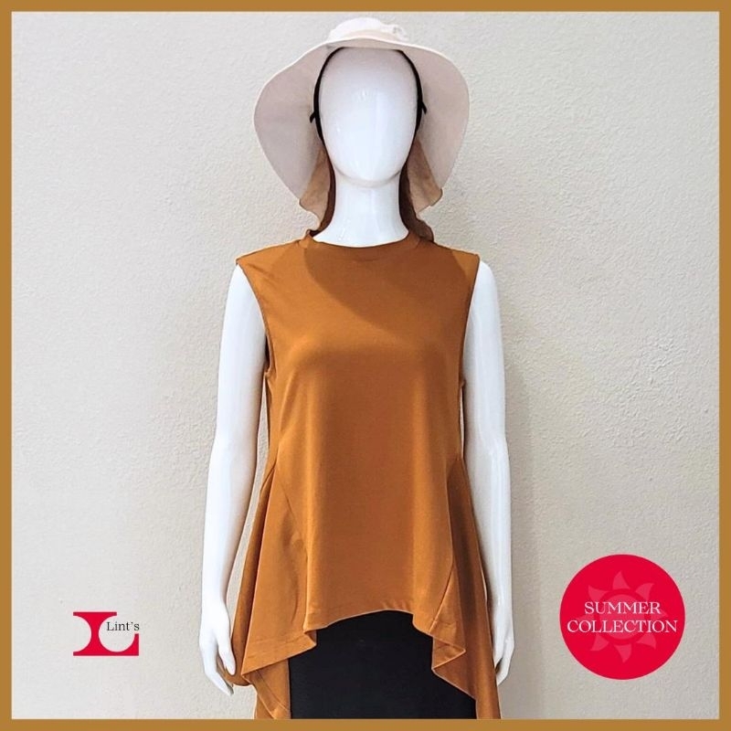 Atasan Wanita Yukensi Polos baju blouse perempuan import