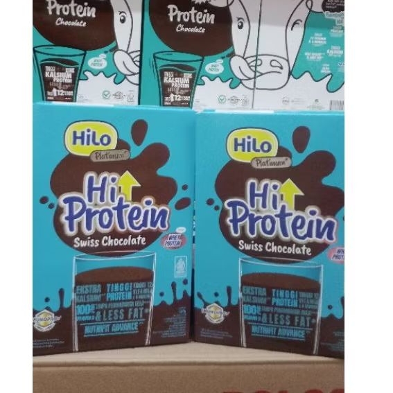 

Hilo Platinum 12'sachet Swiss Chocolate - Susu Tinggi Kalsium & Protein