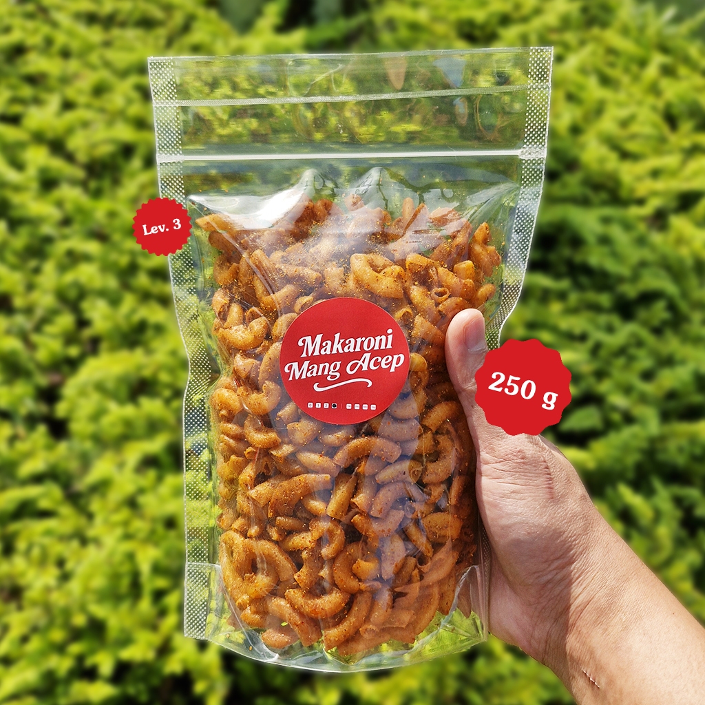 

[PROMO] 250 g Makaroni Khas Tasikmalaya Extra Pedas - Makaroni Mang Acep