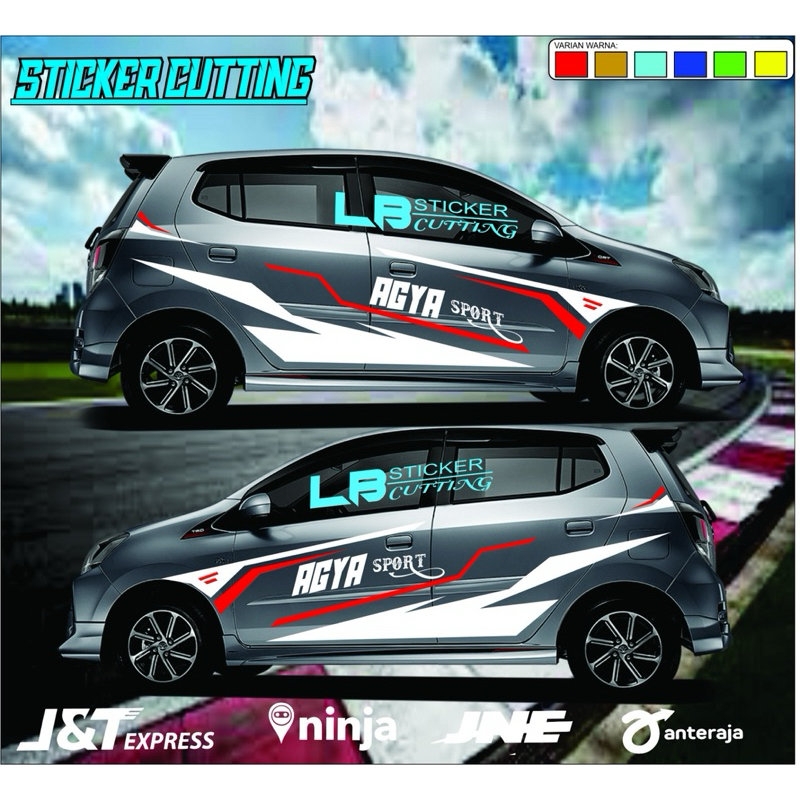 STICKER CUTTING AGYA STICKER AGYA