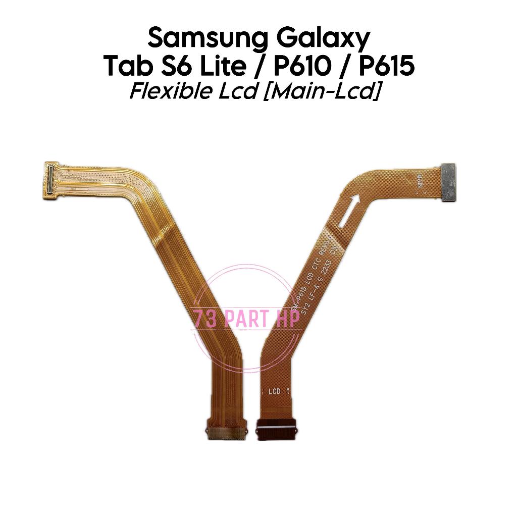 Flexible LCD ( MAIN ke LCD ) Samsung Galaxy Tab S6 Lite / P610 / P615 - Flexibel Fleksibel Fleksible