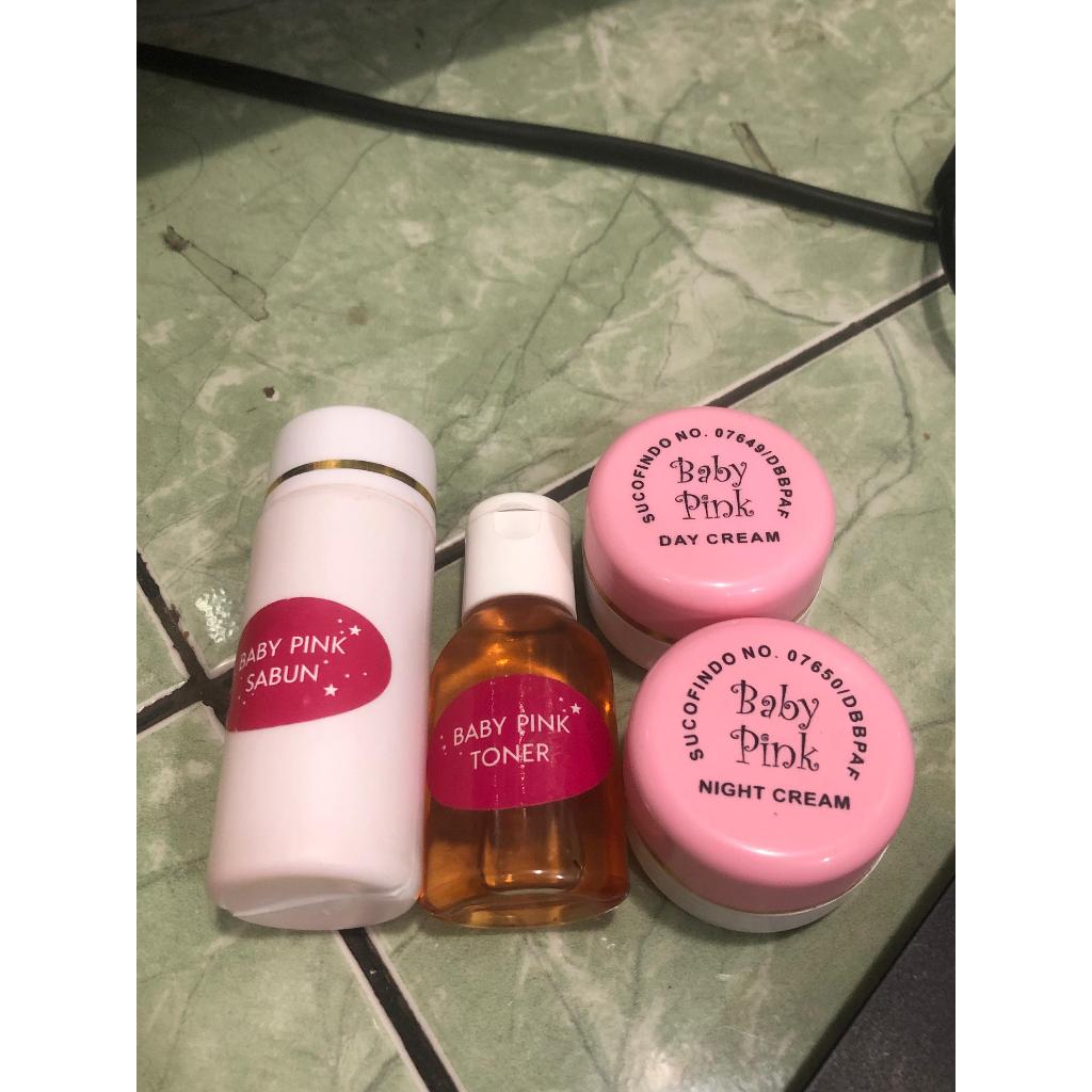 1 PAKET SKINCARE BABY PINK MELEMBABKAN MENCERAHKAN