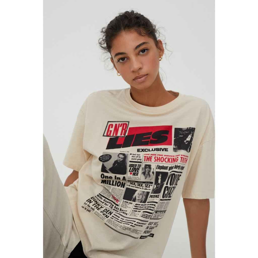 CNTGARAGECLOTHING | GUNS N' ROSES | GNR LIES GIRLS TSHIRT | GNR 012 | KAOS DISTRO TSHIRTS BANDTEES B