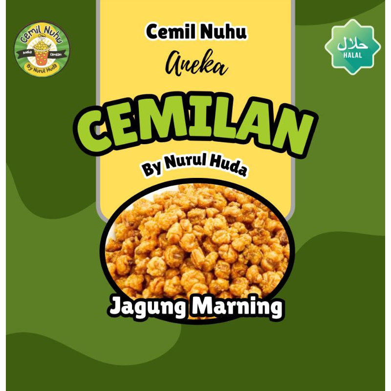 

JAGUNG MARNING Cemilan Serba 5rb - Cemilan Varian Rasa Pedas, Manis, Gurih, Asin & Pastinya Renyah - Cemil Nuhu - Aneka Cemilan - By Nurul Huda - Halall