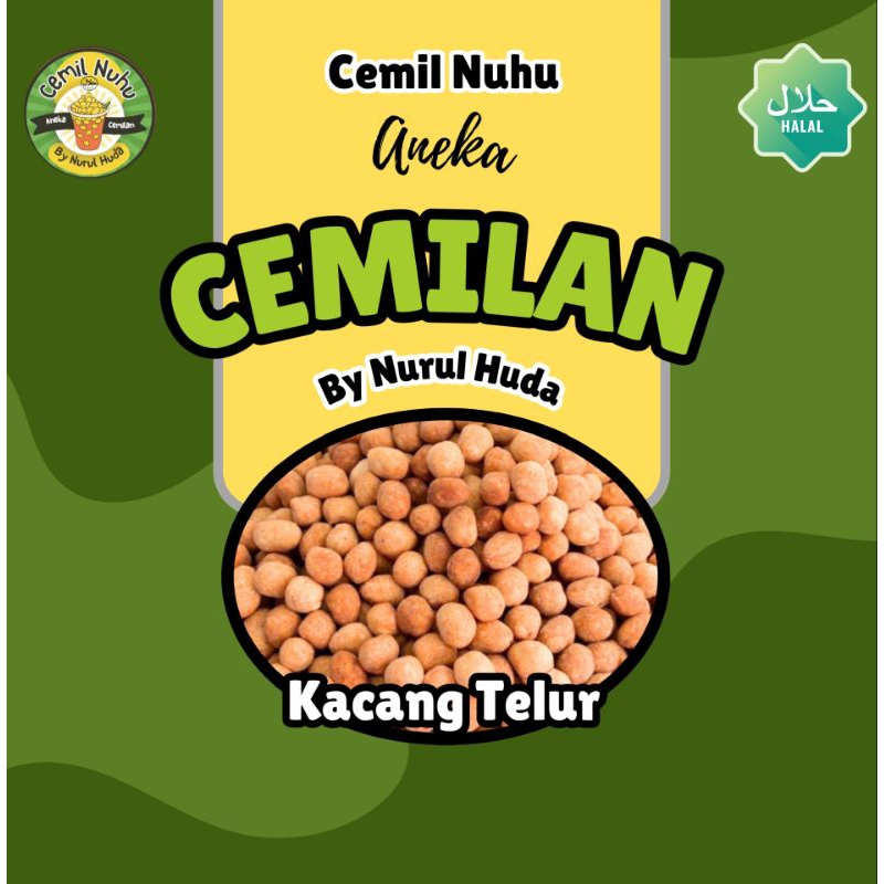 

KACANG TELUR Cemilan Serba 5rb - Cemilan Varian Rasa Pedas, Manis, Gurih, Asin & Pastinya Renyah - Cemil Nuhu - Aneka Cemilan - By Nurul Huda - Halal