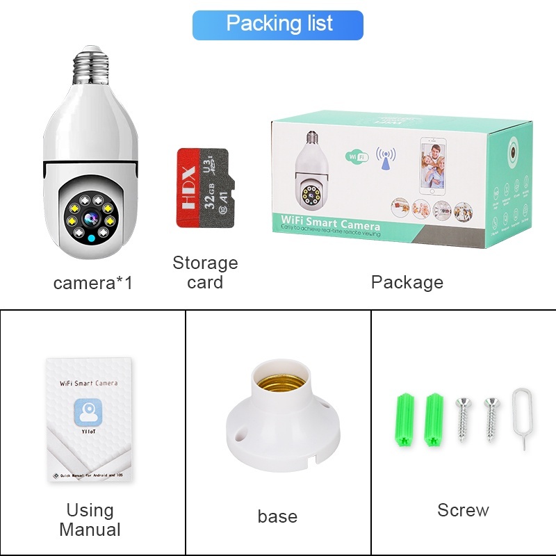 CCTV Lampu Bohlam V380 Pro
