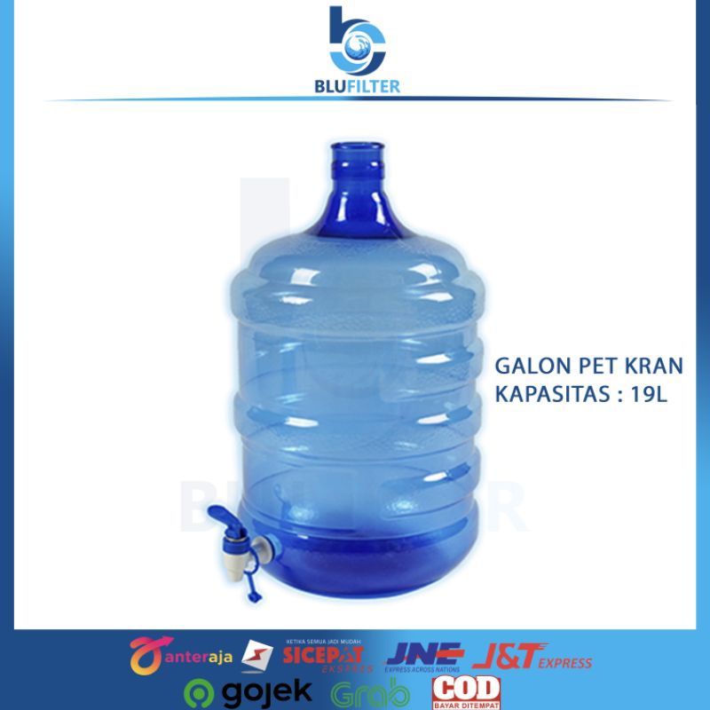 Galon Pet Keran 19 Liter Bpa Free / Galon Pet Kran 19L Premium / Galon Air
