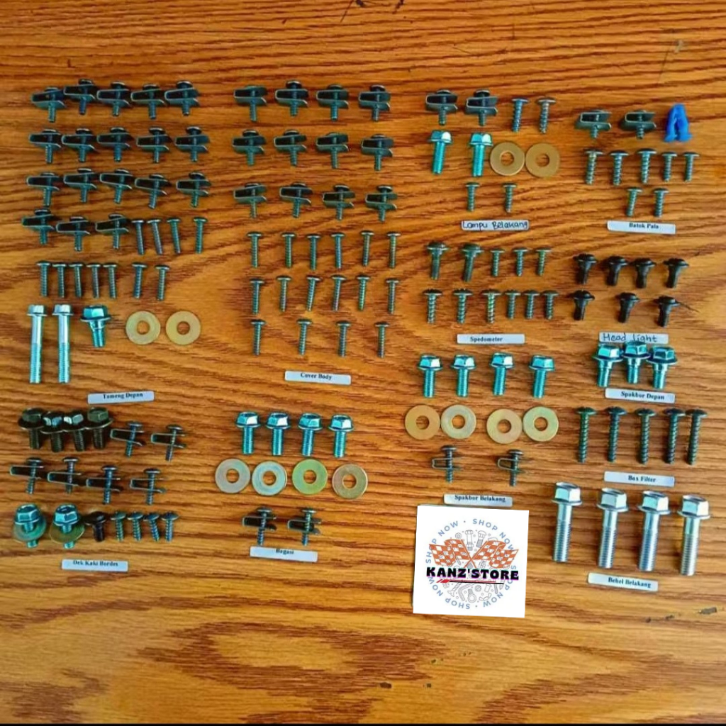 Baut Body Motor Vario 110 FI Full Set / Baut Full Body Vario 110 FI Full Set