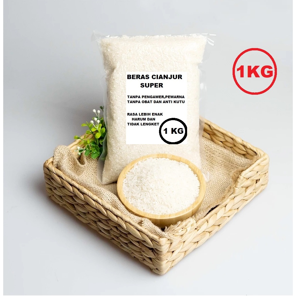 

Beras Cianjur Setra Ramos 1 Kg Beras Pulen Langsung dari Petani Kemasan 1 Kg