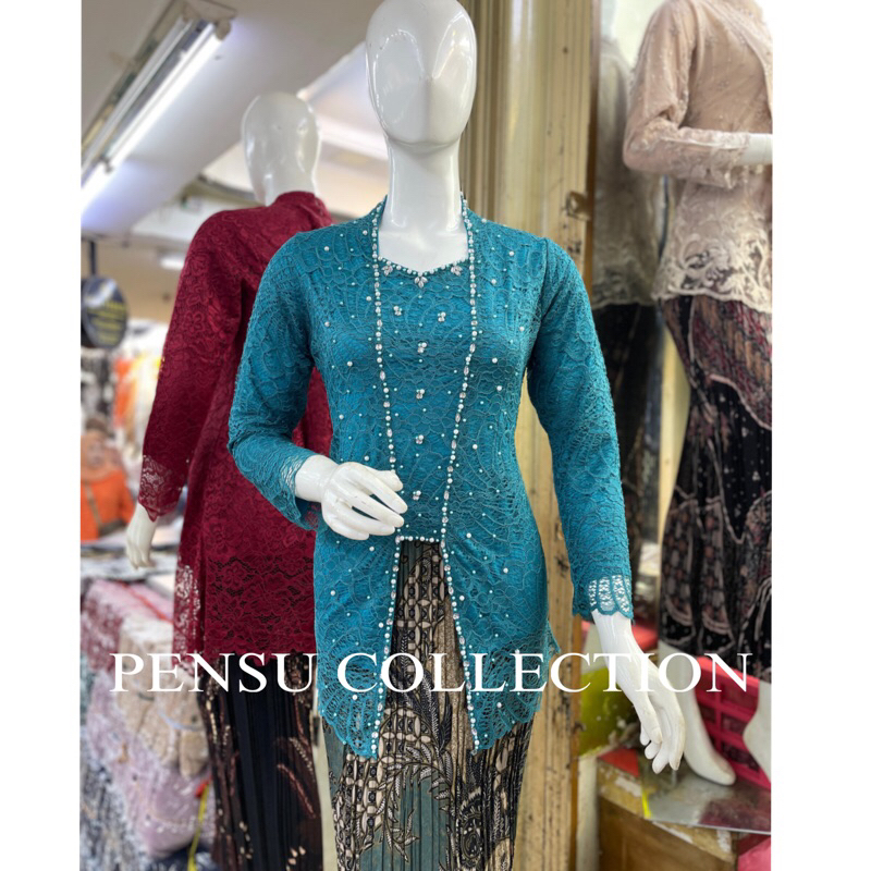 PENSU COLLECTION’Kebaya kondangan wanita modern/Kebaya brokat modern/Kebaya Raissa /Kebaya wisuda/Ba