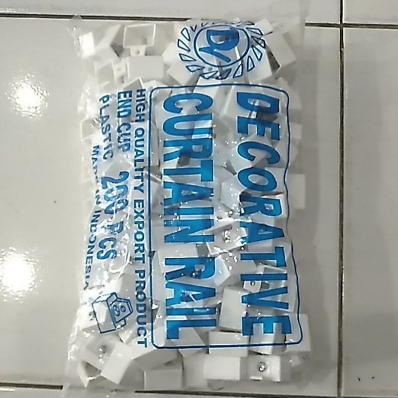 grosiran tutup baut rel kotak aluminium gorden isi 200pcs