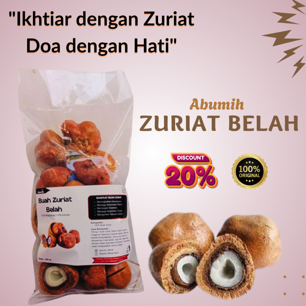 

zuriat promil ampuh abumih buah zuriat belah original free test pack