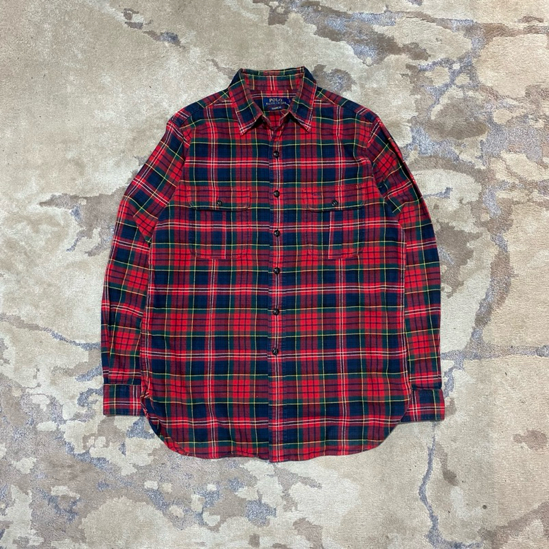 Kemeja Flannel Polo RL A698