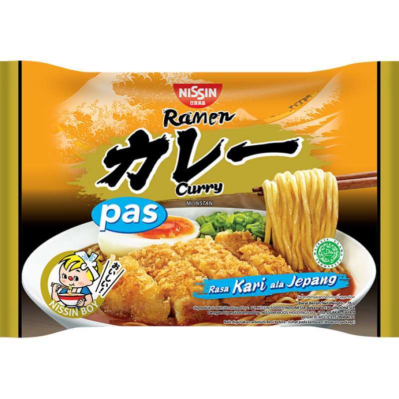 NISSIN MIE INSTANT RAMEN KARI JEPANG PCK 76g