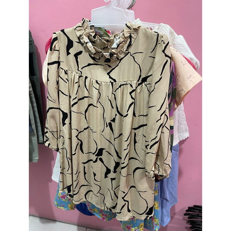 ARNELIAOFFICIALSTORE - Blouse Anak Abstract H&M 2Y