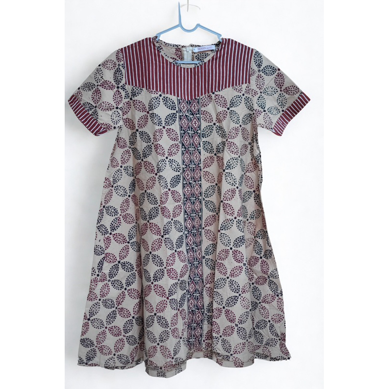 (preloved) Midi Dress Batik