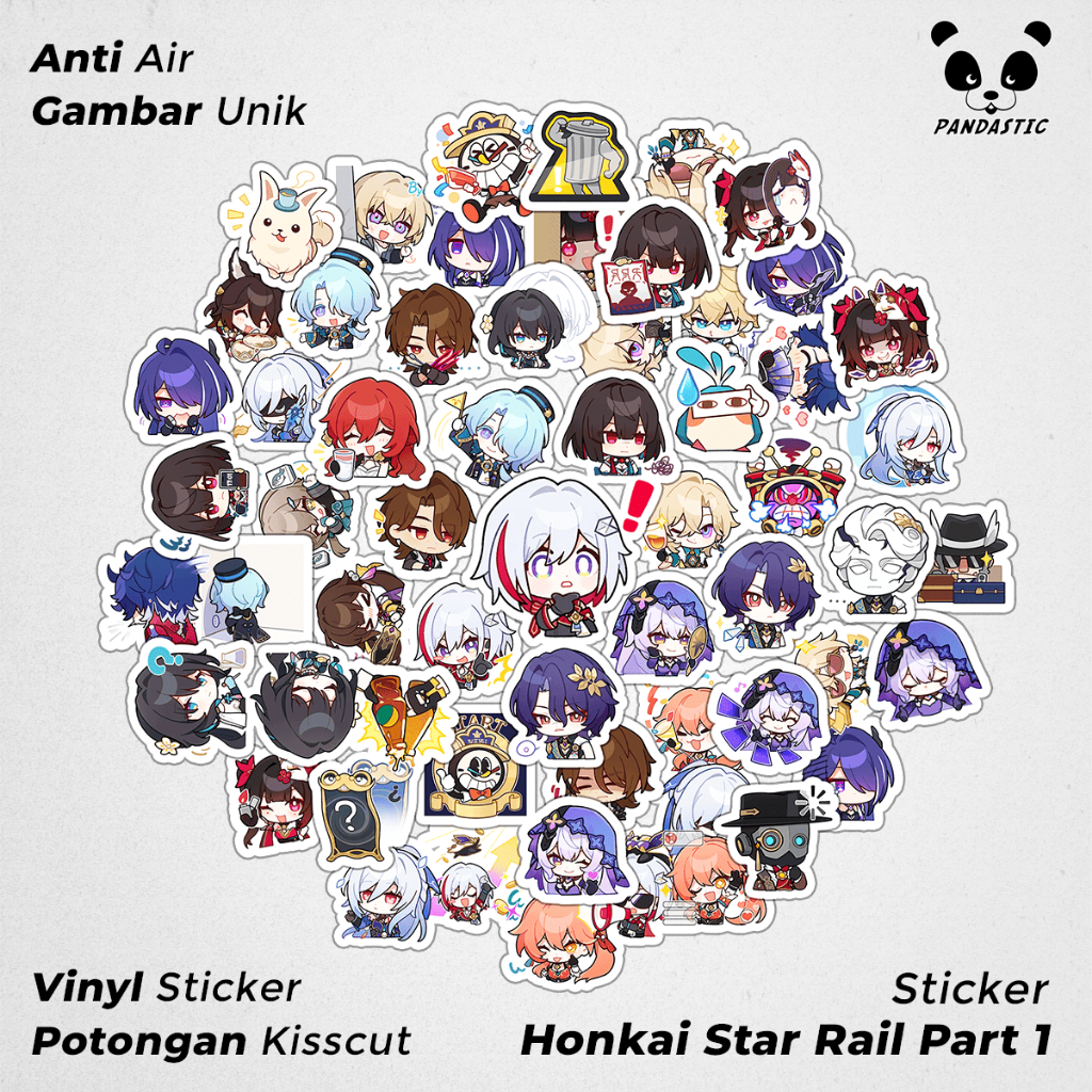 

Stiker Tempel Anime Honkai Star Trail Part 1 Paper Vinyl Dekorasi Laptop Koper Tumbler Kulkas DIY