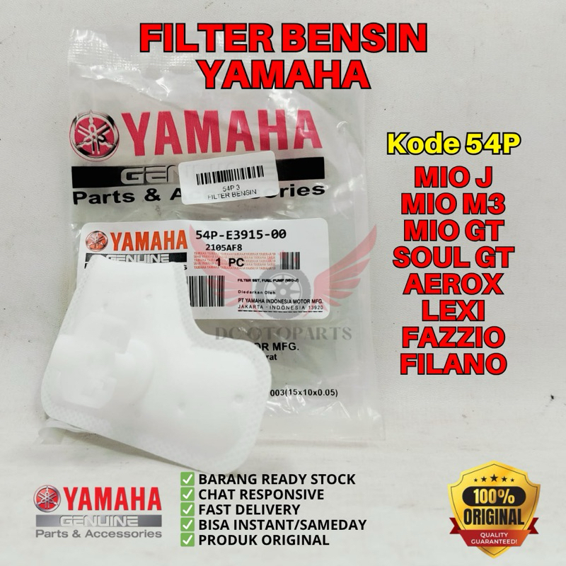 54P FILTER BENSIN MIO J ORIGINAL YAMAHA GENUINE PARTS, FILTER BENSIN ORIGINAL YAMAHA MIO M3, FILTER 
