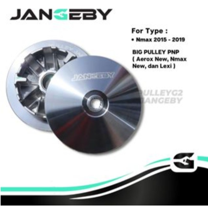 Pulley Custom Jangeby G2 Nmax 2DP Aerox BIG PULLEY Lexi All New Nmax
