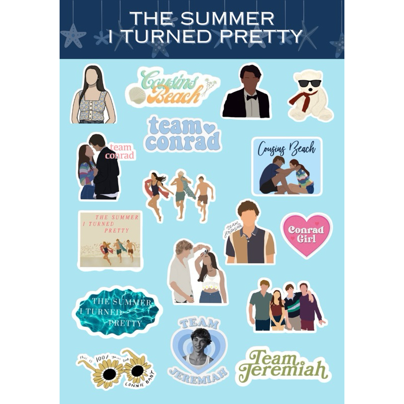 

Sticker Pack Vinyl | The summer i turned pretty | Gilmore girls | Gossip girl | Formula 1