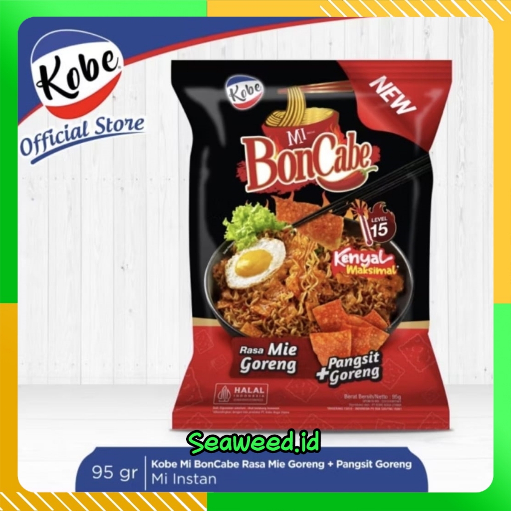 

Boncabe Mie Instan Ramen Pedas Mie Goreng Level 15 Kemasan 95 Gram
