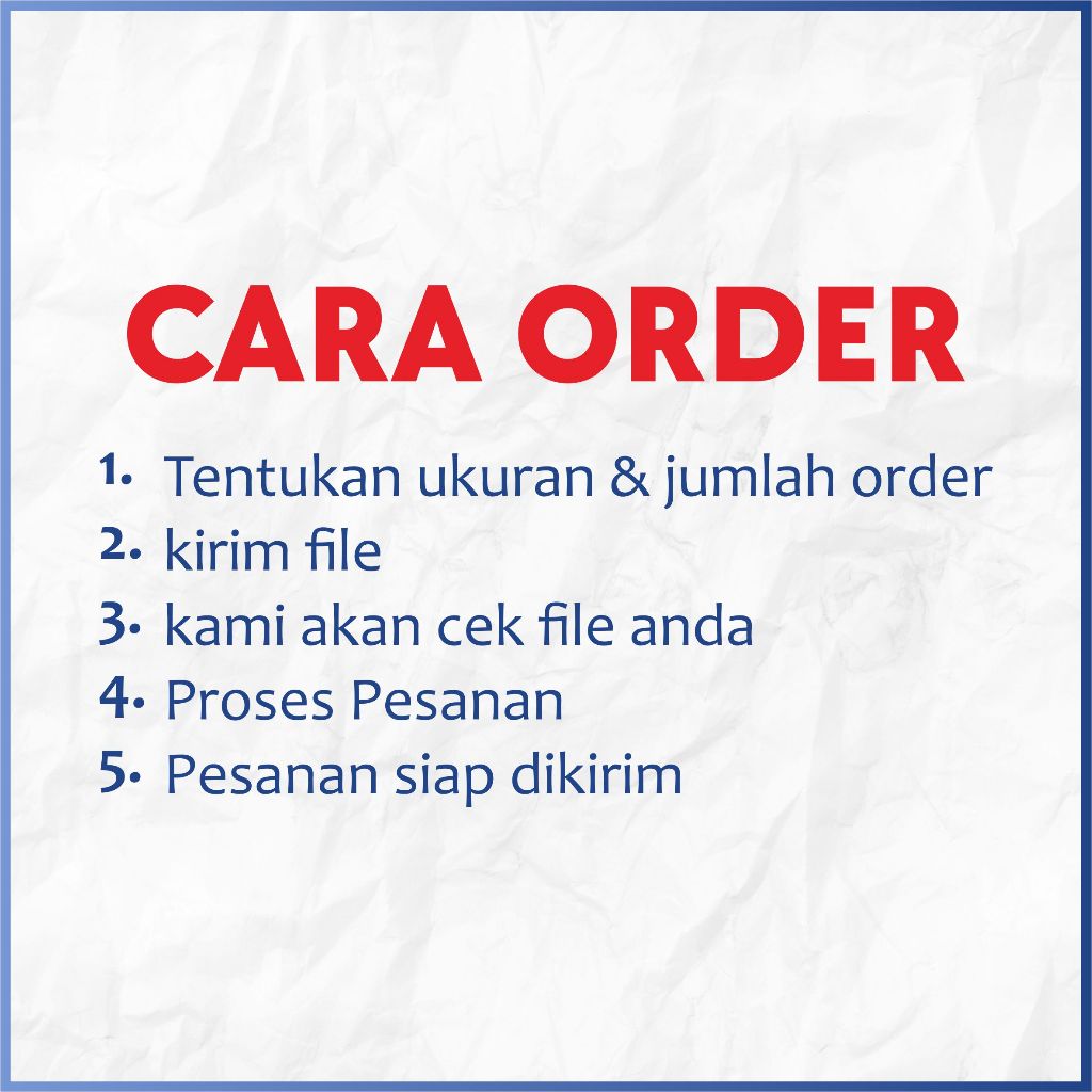 

Ay00! 2SISI (1 WARNA) BROSUR / CETAK BROSUR / CETAK BROSUR A5 / CETAK BROSUR A4