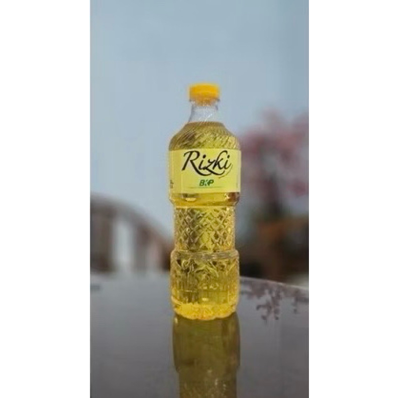 

Minyak goreng rizki 800ml kemasan botol