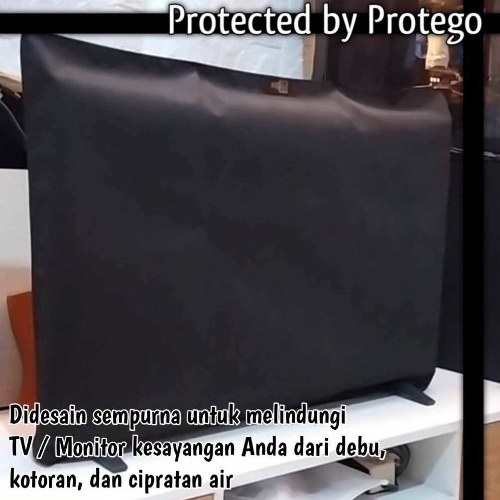 KODE Y14Y Cover TV 32 55 Inch Part 1 Sarung Kain Penutup Pelindung Layar Led Monitor Curve Anti Debu