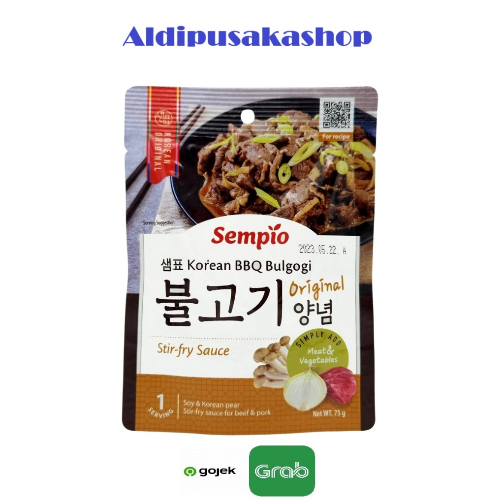 

Sempio Korean BBQ Bulgogi Sauce 75g - Saus Instant Bulgogi Made In Korea