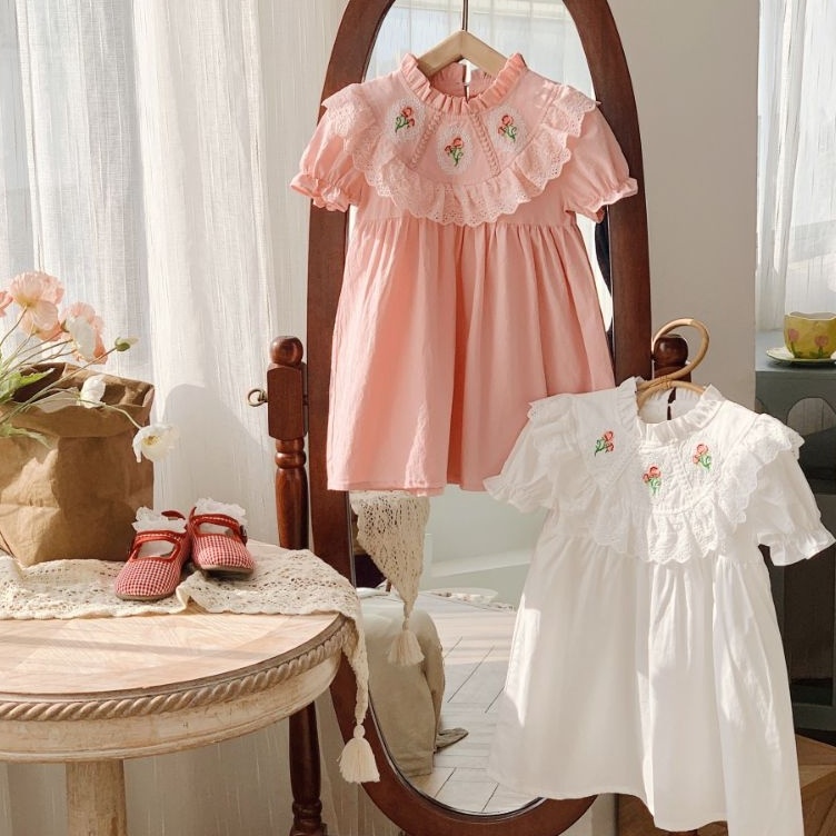 KODE L69L Mommyhoky DUDUCREAM Dress anak import dress anak Premium Dress babydoll Dress Classic gaya