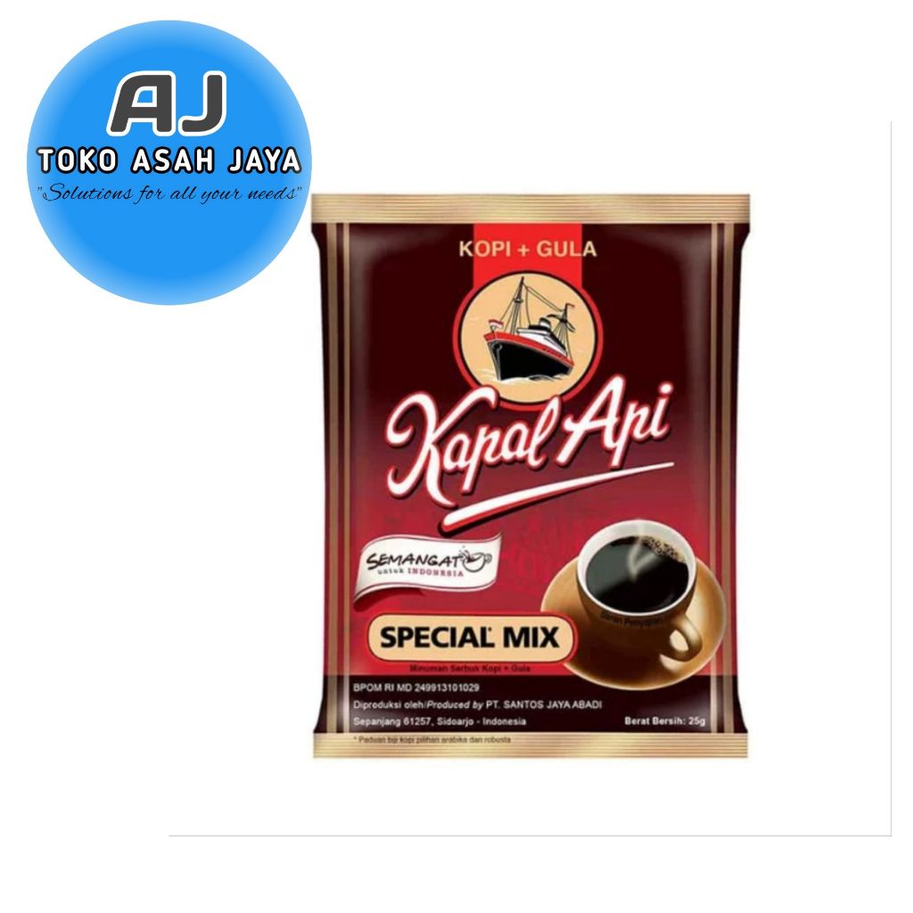 

Kopi Kapal Api Special Mix / Kopi plus Gula 25g 1 sachet