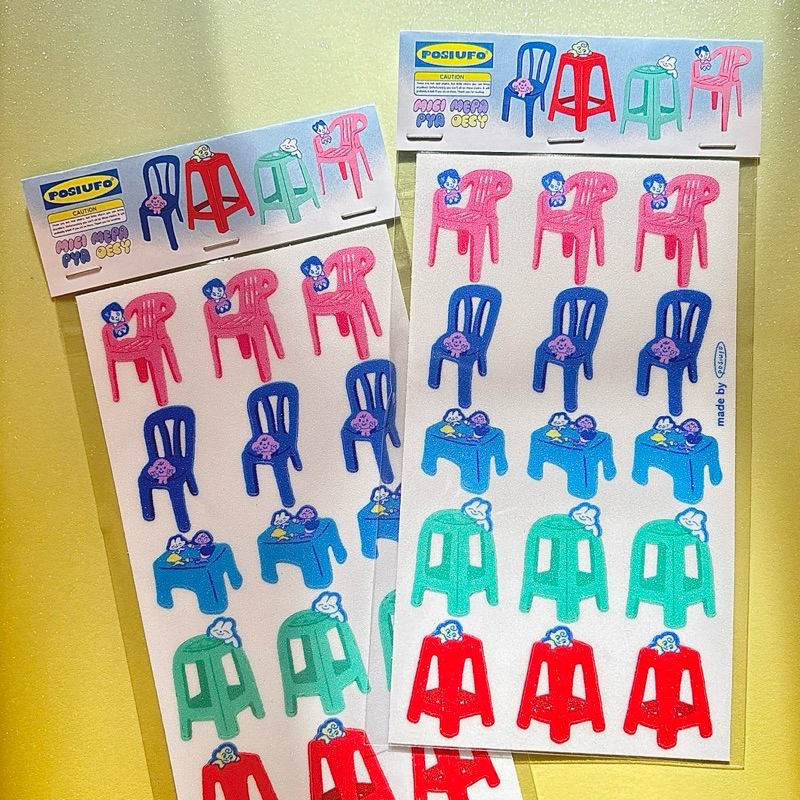 

Mini Chair Sticker Sheet by posiufo