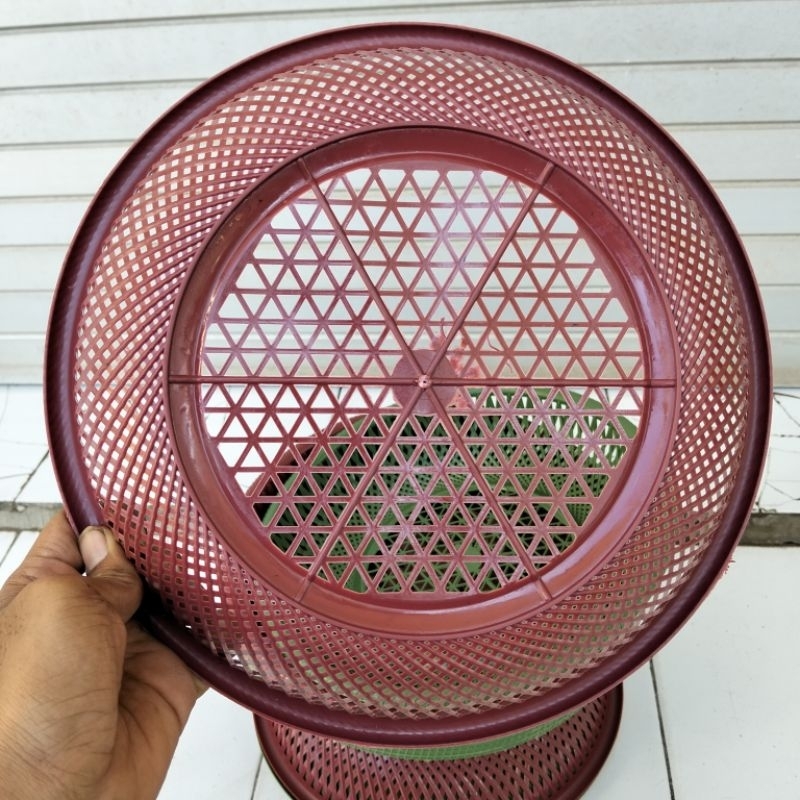 Isi 24 Pcs Wakul Buah Plastik Super Keranjang Buah Parcel Plastik Model Rotan aesthetic Parsel