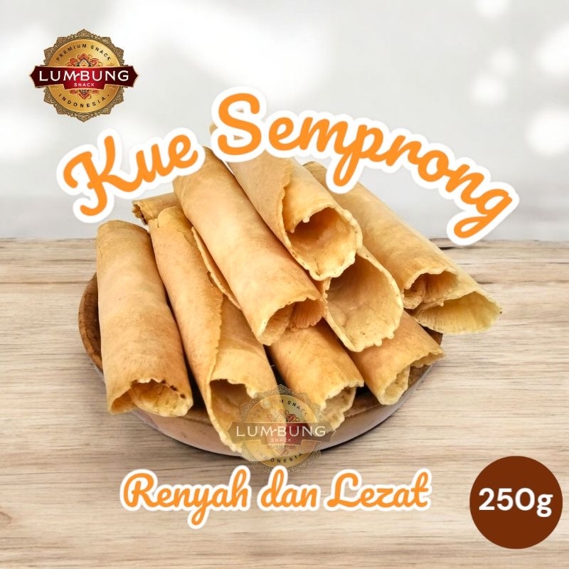 

Camilan Snack Kue Semprong 250g Renyah dan Lezat