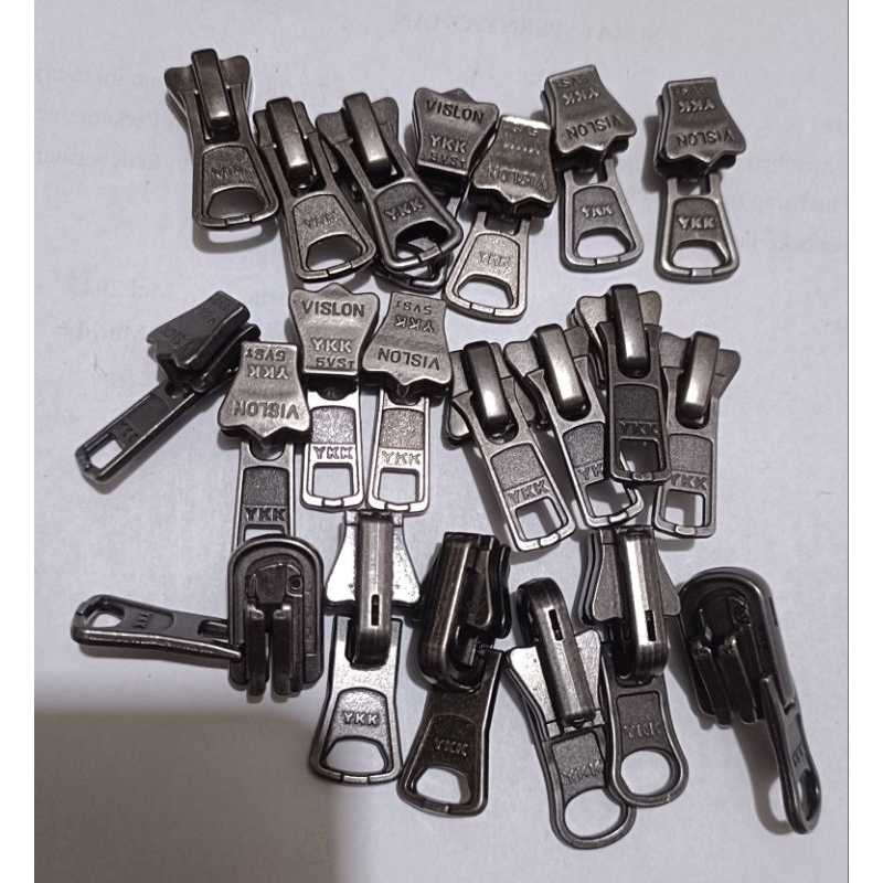 kepala sleting jaket vislon no 5 ykk