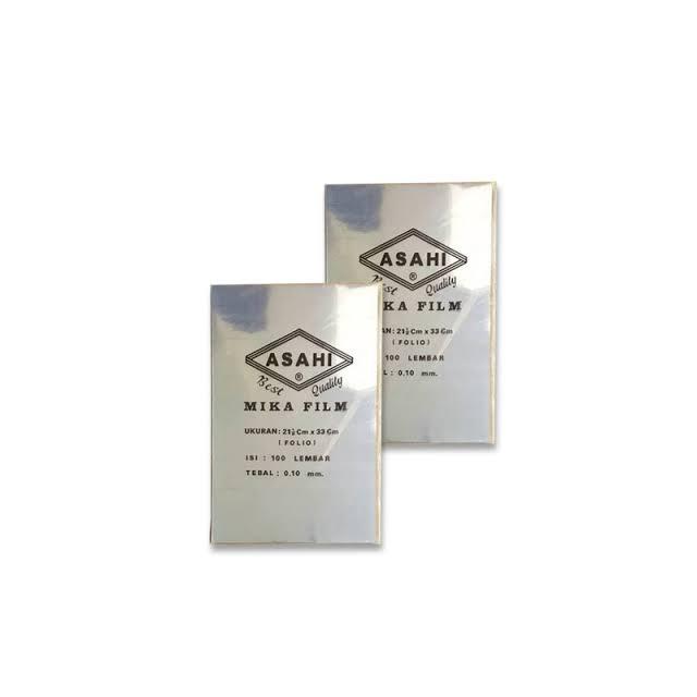 

Plastik Mika Asahi Mika Jilid isi 100 Lembar Ukuran F4 /A4