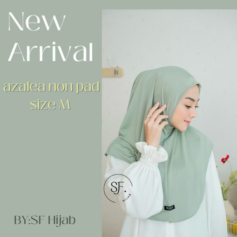 SF HIJAB - BERGO DAILY AZALEA Non Ped SIZE M Cantik Instan Panjang Muslim Kerudung Syari Khimar