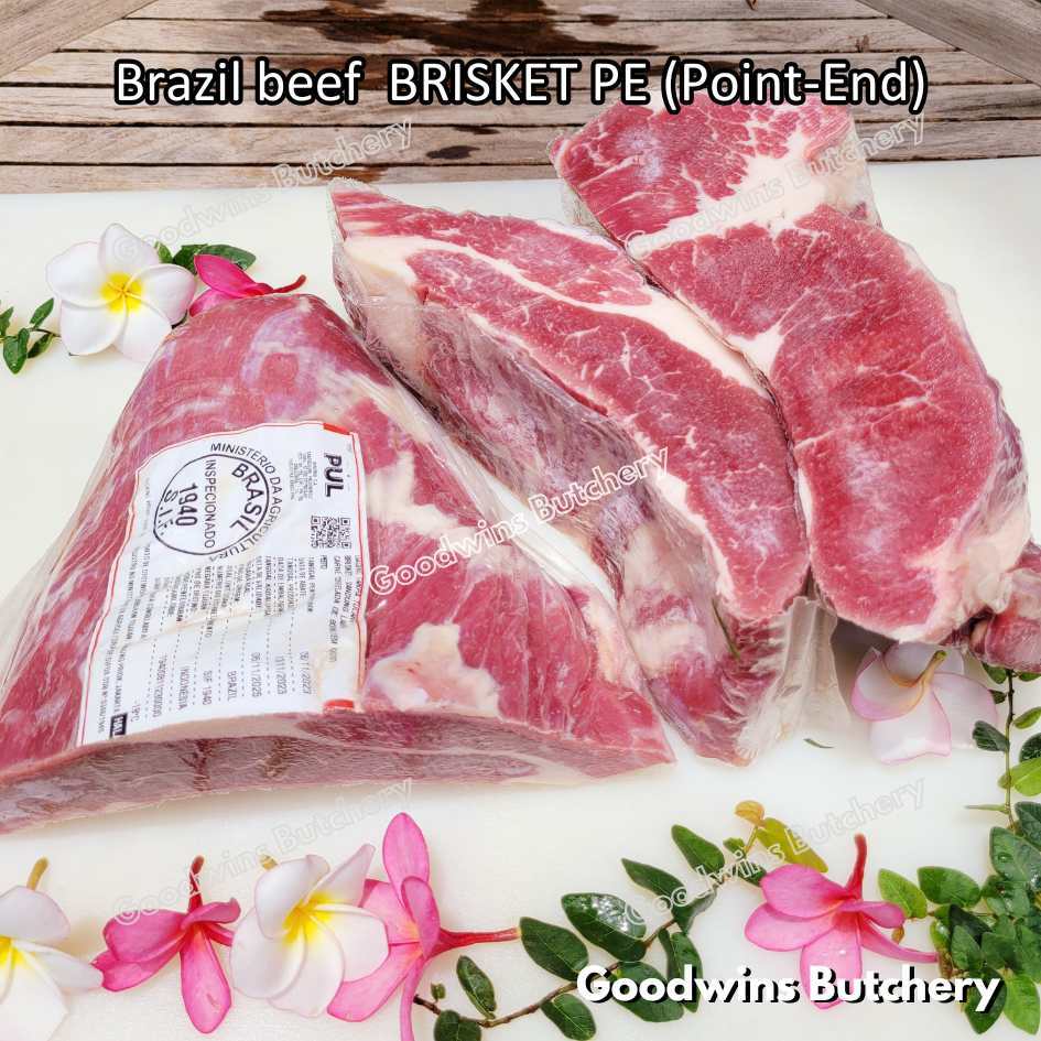 

Beef BRISKET PE (Point-End) frozen PORTIONED | Australia Teys Ralphs | Brazil Friboi Frigon Minerva Carnemax | daging sapi pucuk sandung lamur