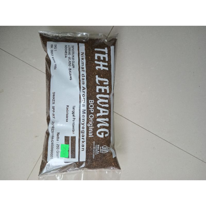 

teh hitam Blak tea organik ori 250gr