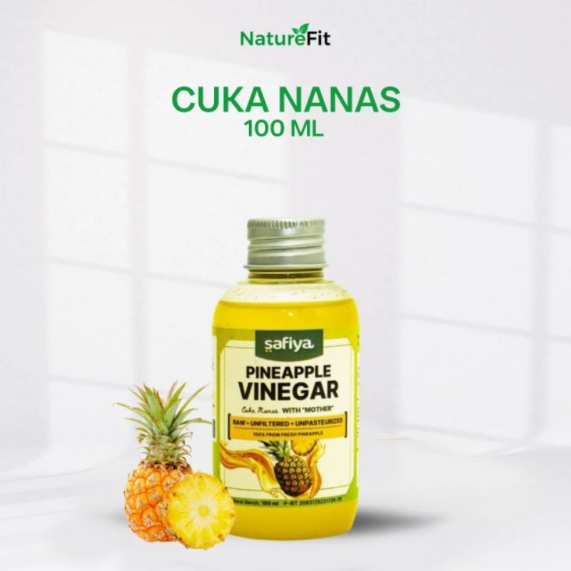 

Safiya Cuka Nanas 500 ML With Mother Pineapple Vinegar 100% Asli