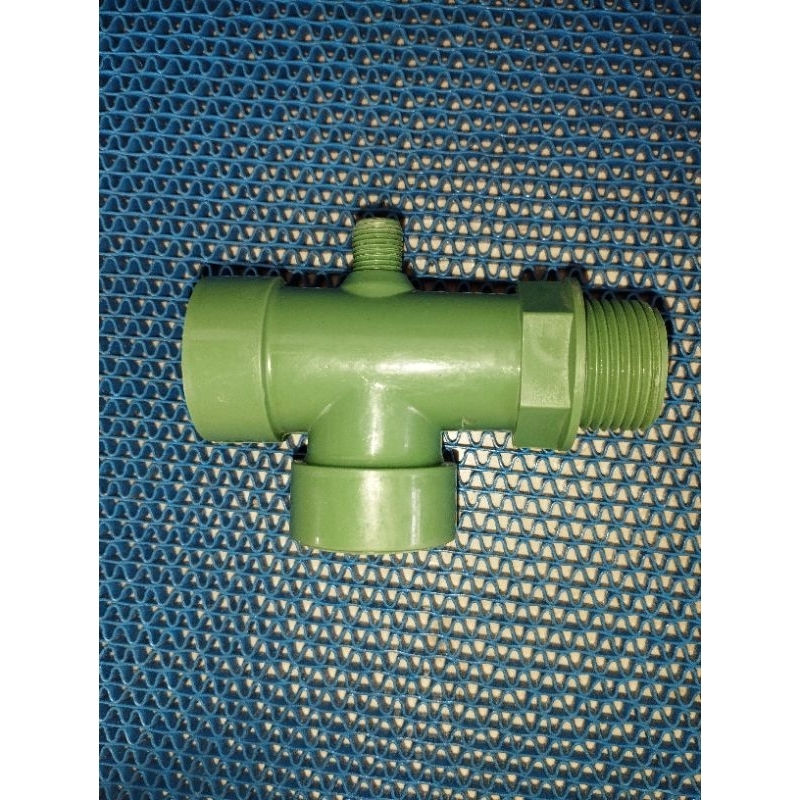 TEE 4 WAY PVC, Tee Plastik Cabang 4 Otomatis