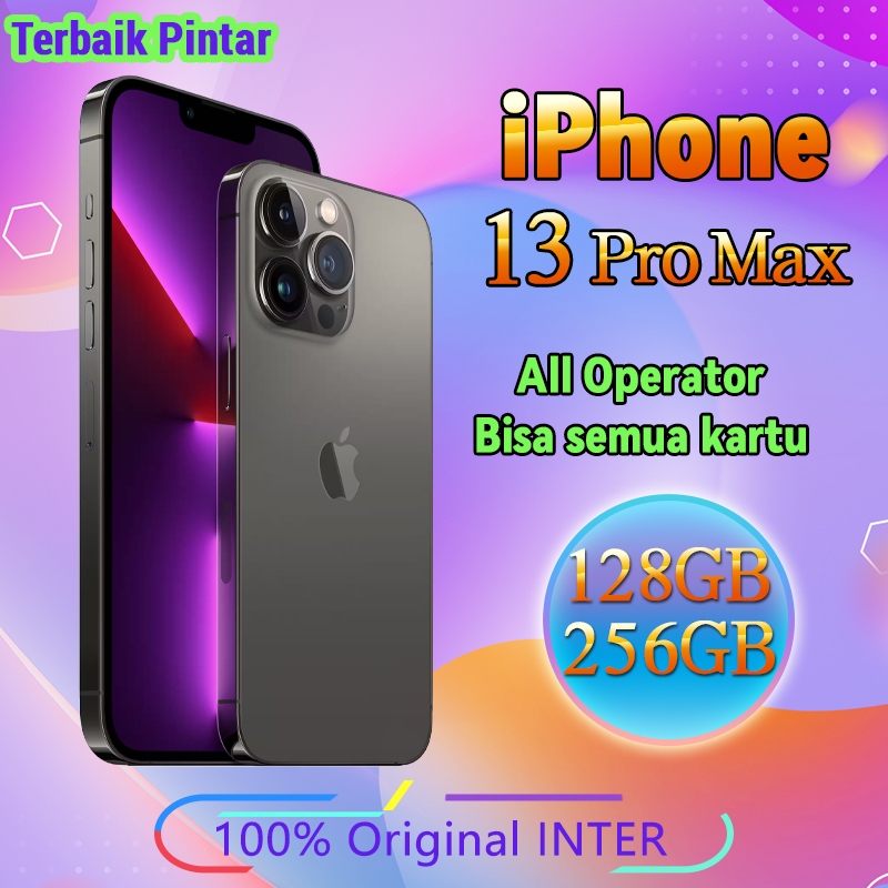 iPhone 13 promax 128GB 256GB Seken fullset no minus LTE 5G 3utools green all SIM unlocked 13PRO MAX