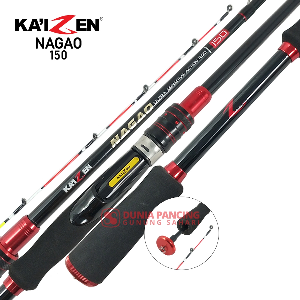 Joran Spinning Kaizen Nagao Shrimp Rod | Pilih Ukuran