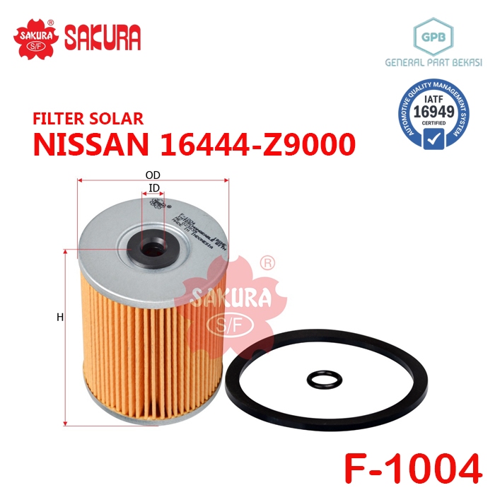 Filter Solar NISSAN 16444-Z9000 F-1004 Sakura