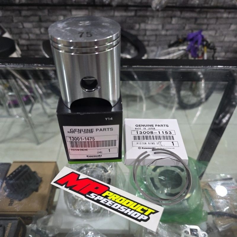 piston b75 ninja 150 r rr original