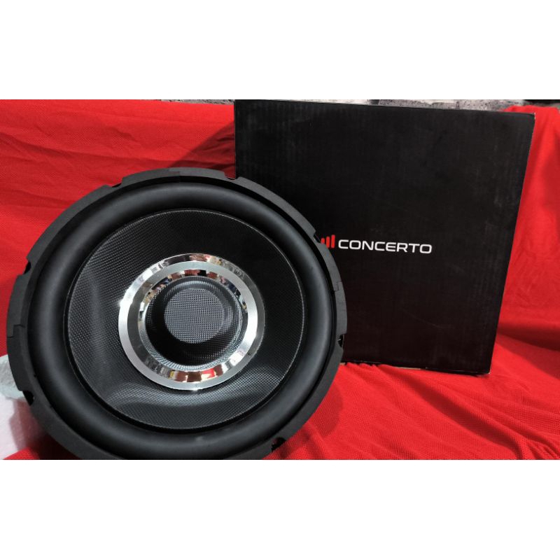 Subwoofer Concerto Double Magnet Galaxy CT 12D X2 . 12 inch Doble magnet Double Coil