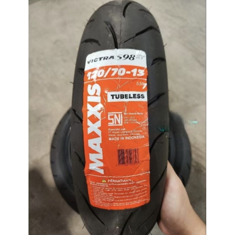 BAN MAXXIS VICTRA 120/70-13 TUBLES/BAN DEPAN NEW NMAX/BAN LUAR MAXXIS DEPAN NMAX/BAN MAXXIS DEPAN NE