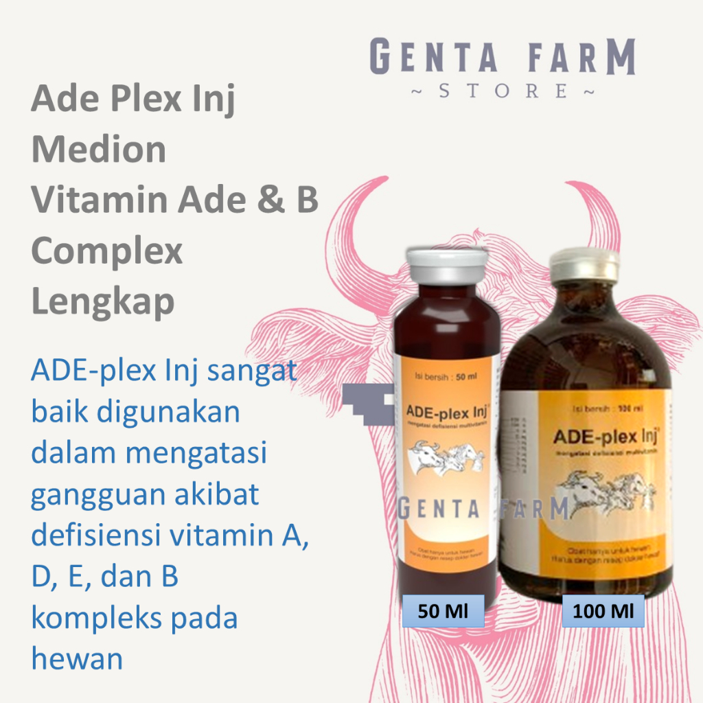Ade Plex Inj Medion  Vitamin Ade dan  B Complex Lengkap
